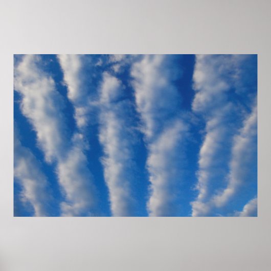 Poster Stratocumulus Undulatus Clouds (Devant)