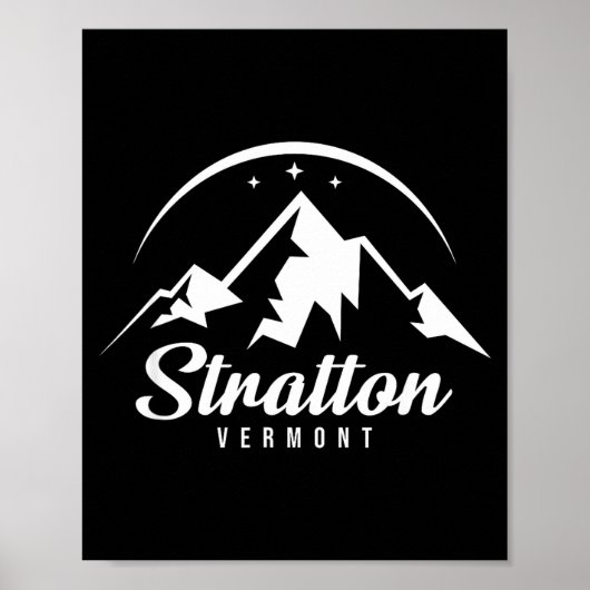 Poster Stratton vermont station de ski ski snowboard  (Devant)