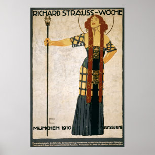 Poster Strauss Salome Opera