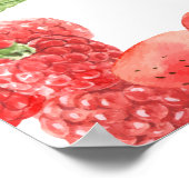 Poster Strawberry Berry Baby Sprinkle Welcome Sign (Coin)
