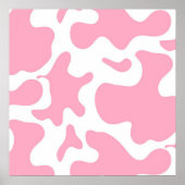 Poster Strawberry Cow | funny cow canvas (Devant)