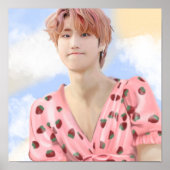 poster Strawberry han jisung (Devant)