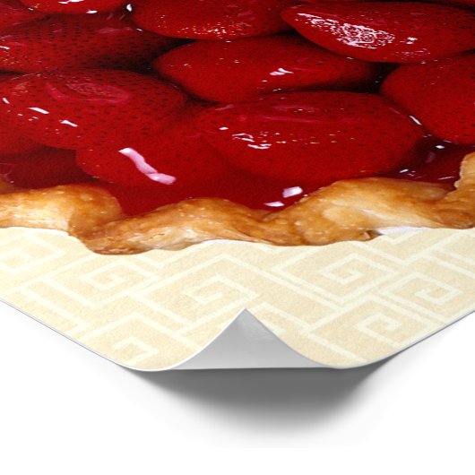 Poster Strawberry pie (Coin)