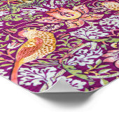 Poster Strawberry Thief Red, William Morris (Coin)