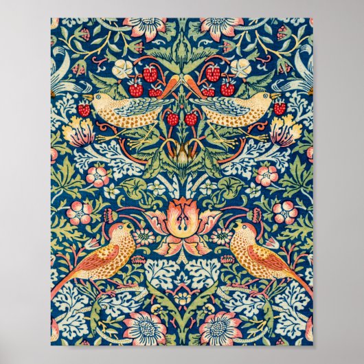 Poster Strawberry Thief, William Morris (Devant)