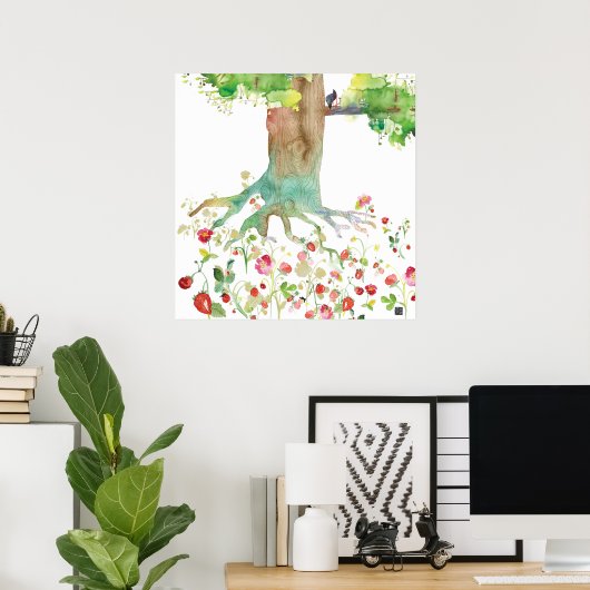 POSTER STRAWBERRYROOTS (Bureau à domicile)