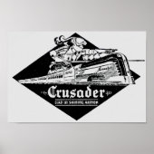 Poster Streamliner du Croiseur du chemin de fer de (Devant)