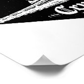 Poster Streamliner du Croiseur du chemin de fer de lectur (Coin)