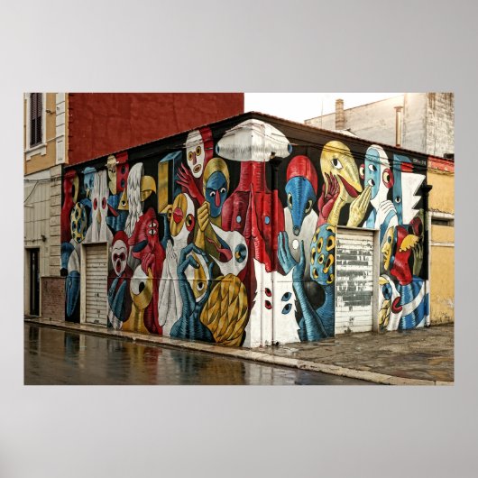 Poster Street Art (Devant)