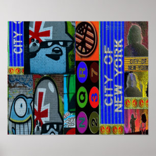 Poster STREET ART NYC par URBAN59