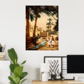 Poster Street in the old town, II, Biskra, Algeria (Bureau à domicile)