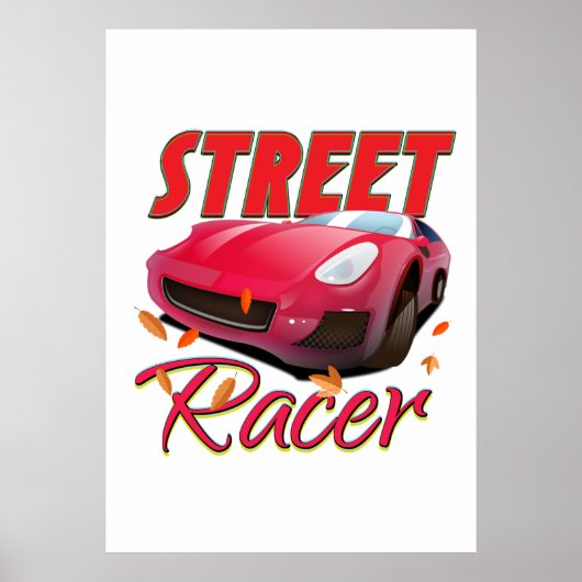 Poster Street Racer (Devant)