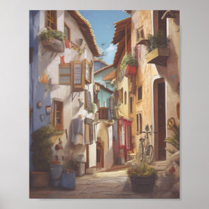 Poster Street Scene - Urban Art Prints