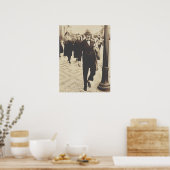 Poster Streets in Lisbon (Fernando Pessoa) (Cuisine)