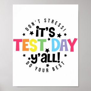 Poster Stress Faites De Votre Mieux Vous Avez Obtenu Ce J