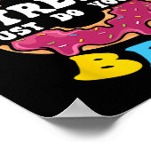 Poster Stress Faites simplement votre meilleur jour de te (Coin)