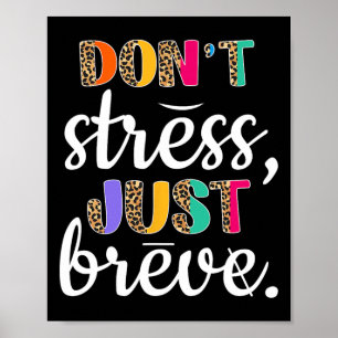 Poster Stress Just Breve Dyslexia Sensibilisation Neurodi
