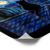 Poster Stress Night Black Cat Comma La Kamala Harris (Coin)