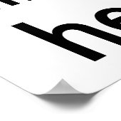 Poster Stressé (Coin)