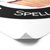 Poster Stressé Est Desserts Écrits À L'Arrière Citation D (Coin)