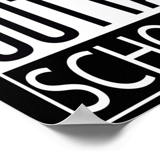 Poster Stright Outta School 2 (Coin)