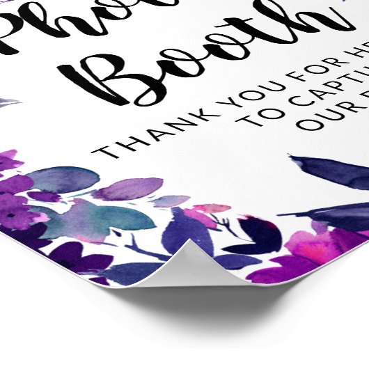 Poster Strike a Pose Photo Booth Signal de réception de m (Coin)