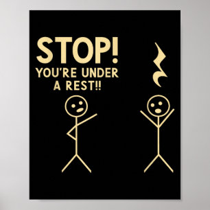 Poster Strikeachorlothing Co. Stop Vous êtes en état d'ar