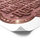 Poster Striking Gold CAFE VIN MARTINI EXPRESSO REPEAT (Coin)