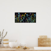 Poster String Art avec papillon sur (Cuisine)