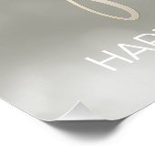 Poster String Lights & Balloons Sweet 16 Champagne ID473 (Coin)