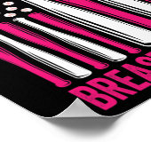 Poster Striout Breast Cancer Sensibilisation Softball Us (Coin)