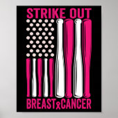Poster Striout Breast Cancer Sensibilisation Softball Us (Devant)