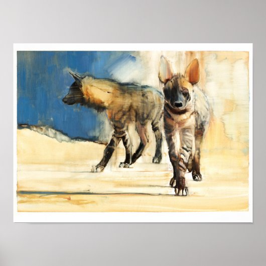 Poster Striped Hyaenas 2010 (Devant)