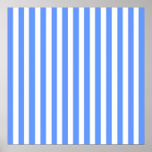 Poster Stripes bleues (Devant)
