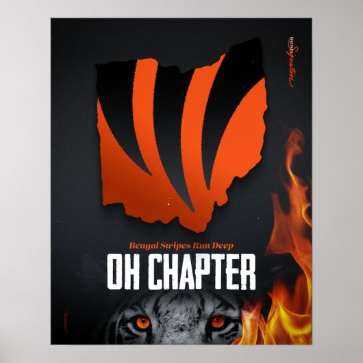 Poster Stripes Exécuter En Profondeur | Chapitre de l'Ohi (Devant)