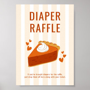Poster Stripes Petit Cutie Pie Diaper Raffin Table Signal
