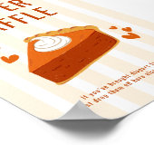 Poster Stripes Petit Cutie Pie Diaper Raffin Table Signal (Coin)