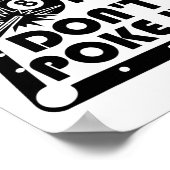Poster Stroke It Don't Poke It Pool Billard Joueur Funn (Coin)