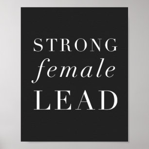 Poster Strong Female Lead Funny Actor Quote