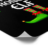 Poster Strongest Elf Matching Family Group Christmas Part (Coin)