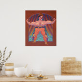 Poster Strongman et (Cuisine)