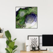 Poster Structure de Richat Mauritanie Afrique (Bureau à domicile)