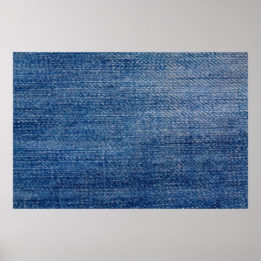 Poster Structure en denim tissu Jeans bleu (Devant)