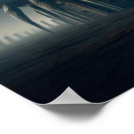 Poster Structure extraterrestre (Coin)