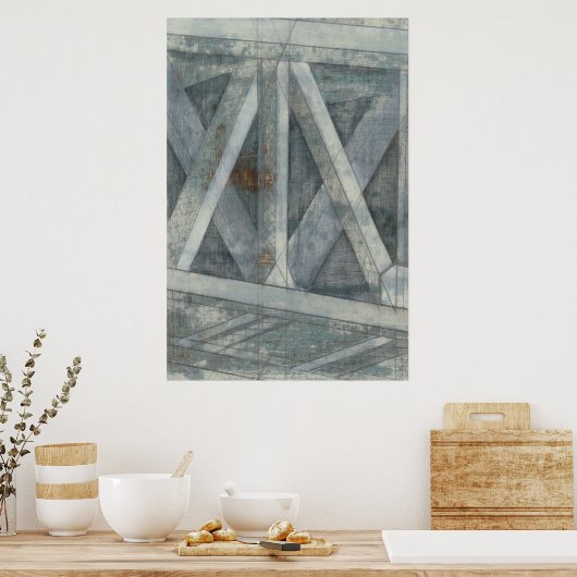 Poster Structure industrielle | Pont (Cuisine)