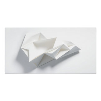Poster Structure papier minimaliste