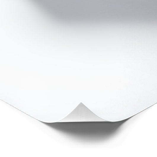 Poster Structure papier minimaliste (Coin)