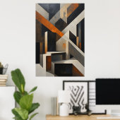 Poster Structures croisées (Bureau à domicile)