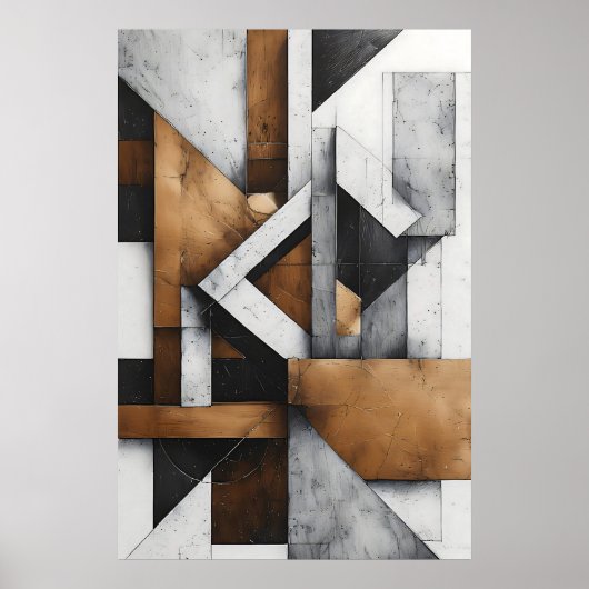 Poster Structures entrelacées (Devant)