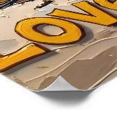 Poster Strums balnéaires : Sérénade de sable d'ours (Coin)